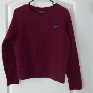 Women’s Patagonia Organic Cotton Quilted Crew Size Small